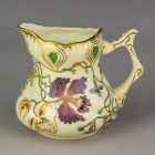 Cream jug (part of a set) - With orchid decoration
