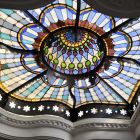 Architectural photograph - skylight dome of the vestibul, Museum of Applied Arts