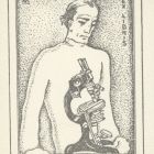 Ex-libris (bookplate) - Dr. Elek Horváth