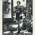 Ex-libris (bookplate) - Magda Vértes