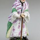 Statuette (figure) - old Lady with stick