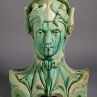 Architectural ceramics - Amazon (attica statue from the Bigot-pavilion)