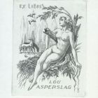 Ex-libris (bookplate) - Lou Asperslag