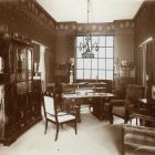 Exhibition photograph - drawing room furniture designed by Ödön Faragó, Christmas Exhibition of The Association of Applied Arts 1901