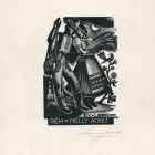 Ex-libris (bookplate) - Déh & Nelly Acket