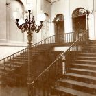 Interior photograph - staircase in the Károlyi Palace (Egyetem, today Károlyi str.)