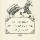 Ex-libris (bookplate) - Lajos Fürst