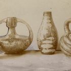 Photograph - eozin-glazed Zsolnay vases and vessels