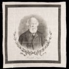 Commemorative kerchief - to the death of Lajos Kossuth, with his portait