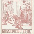 Ex-libris (bookplate) - Book of Emil Grandpierre