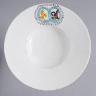 Dish - With a pair of coat of arms