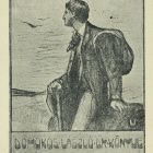 Ex-libris (bookplate) - Book of Dr. László Domokos