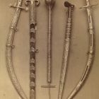 Photograph - Mihály Teleki's mace and dress swords at the Exhibition of Applied Arts 1876