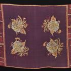 Batik shawl - Hand-made batik /wax-resist dyeing