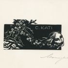 Ex-libris (bookplate) - Kati C.