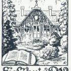 Ex-libris (bookplate) - P. V.