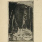 Ex-libris (bookplate) - The book of Imre Weisz