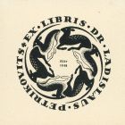 Ex-libris (bookplate) - Dr Ladislaus Petrikovits