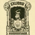 Ex-libris (bookplate) - Alajos Horánszky