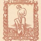 Ex-libris (bookplate) - Alberti Kner