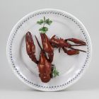 Ornamental plate - With crayfish