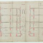 Plan - sections of the Museum and School of Applied Arts