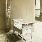 Photograph - Artúr Barta: chair with blotter in the women's salon at the Christmas exhibition of the Association of Applied Arts, 1903