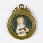 Miniature portrait - portarit of an uknown young lady