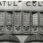 Architectural photograph - Detail of the facade of the Palace of Culture in Marosvásárhely (Târgu Mureş, Romania)