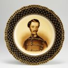 Plate - with the portarit of Archduke Joseph of Habsburg-Lothringen (Palatine Joseph)