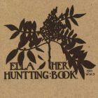 Ex-libris (bookplate) - Ella Huntting
