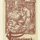 Ex-libris (bookplate) - Francisci Ferenczy