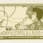 Ex-libris (bookplate) - This book belongs to Lajos Leopold