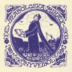 Ex-libris (bookplate) - From the books of Mihály Szabolcska