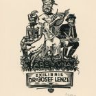 Ex-libris (bookplate) - Dr. Josef Lenze