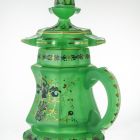 Ornamental jug with lid
