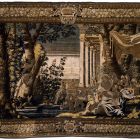 Tapestry - Rinaldo in the hands of armida