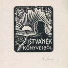 Ex-libris (bookplate) - From the books of István's family