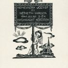 Occasional graphics - Announcement of wedding: József Nemeskéry és Sarolta Németh