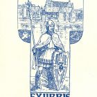 Ex-libris (bookplate) - Martha Zimmermann