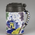 Tankard with pewter lid