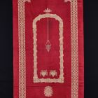 Prayer (niche) rug - Chios silk panel decorated with mihrab