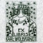 Ex-libris (bookplate) - Carl Wolbrandt
