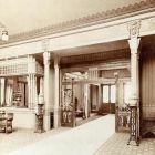 Exhibition photograph - room of industrial vocational schools in the Hungarian Pavilion, Milan Universal Exposition, 1906.