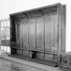 Exhibition photograph - gothic choir-stall from Gölnicbánya in the standing exhibition 'Arts & Crafts' in the Museum of Applied Arts