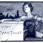 Ex-libris (bookplate) - Marie Trelat