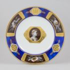 Plate - With the portrait of Julius Caesar