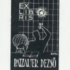 Ex-libris (bookplate) - Dezső Patzauer