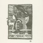 Ex-libris (bookplate) - Book of Ferenc Doby