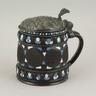 Tankard with pewter lid